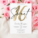 Search for black gold and silver invitations Calligraphy script