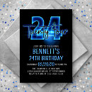Search for 24th birthday invitations 24 twenty four