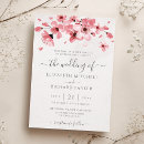 Search for cherry blossom wedding invitations Botanical sakura flower