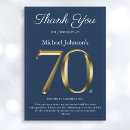 Search for 70th birthday thank you cards Modern