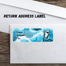 Search for shark return address labels Cute
