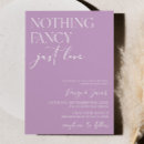 Search for lilac and white wedding invitations Elegant script