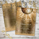 Search for disco 50th birthday invitations Party