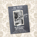 Search for 90th photo birthday invitations Vintage