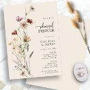Search for autumn rehearsal dinner invitations Boho chic