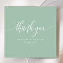 Search for mint green thank you cards Simple
