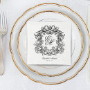 Search for crest monogram napkins Classic