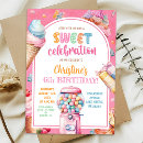 Search for sweets and treats birthday invitations Ice cream birthday