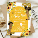 Search for honey bee gender reveal invitations He or she