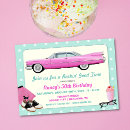 Search for 1950s birthday invitations Retro diner