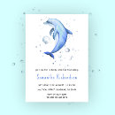 Search for dolphin baby shower invitations Blue