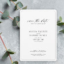 Search for formal wedding save the dates Minimal