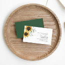 Search for sunflower business cards Watercolor