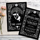 Search for tarot lovers invitations Vintage