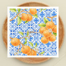Search for blue tile napkins Azulejo