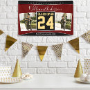 Search for red and black graduation banners Burgundy