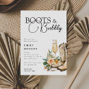 Search for boots and bubbly invitations Floral