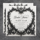 Search for gothic bridal shower invitations Elegant