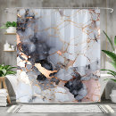 Search for luxury shower curtains Marble