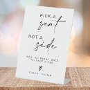 Search for choose a seat wedding signs Sit anywhere