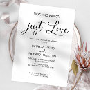 Search for intimate wedding invitations Black and white