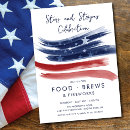 Search for memorial day bbq invitations Red white and blue