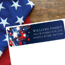 Search for patriotic return address labels Fourth of july