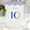 Search for lavender table cards Blue