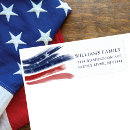 Search for patriotic return address labels Fourth of july