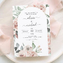 Search for pink and green wedding invitations Greenery