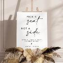 Search for sit anywhere wedding signs Assigned seats