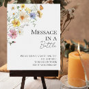 Search for message in a bottle sign posters Watercolor