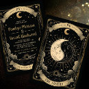 Search for sun and moon wedding invitations Tarot