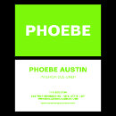 Search for neon green business cards Elegant