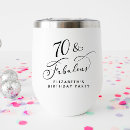 Search for 70th birthday wine 70 and fabulous