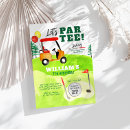 Search for kids golf invitations Watercolor