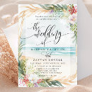 Search for watercolor beach wedding invitations Summer