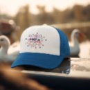 Search for red white and blue hats Stripes