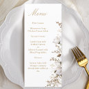Search for rose gold menus Modern