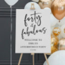 Search for 40th birthday signs Minimal minimalist