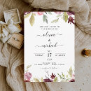 Search for burgundy blush floral wedding invitations Botanical