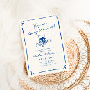 Search for blue engagement party invitations Typography