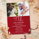 Search for 40th wedding anniversary invitations Simple