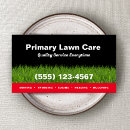 Search for black red business cards Landscaper