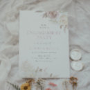 Search for floral engagement party invitations Blush