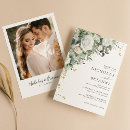 Search for sage green gold wedding invitations Watercolor eucalyptus
