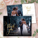 Search for gold wedding thank you cards Modern