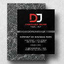 Search for dj business cards Deejay