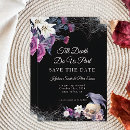 Search for gothic save the dates Black roses