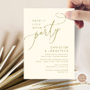 Search for casual wedding reception invitations Happily ever after party